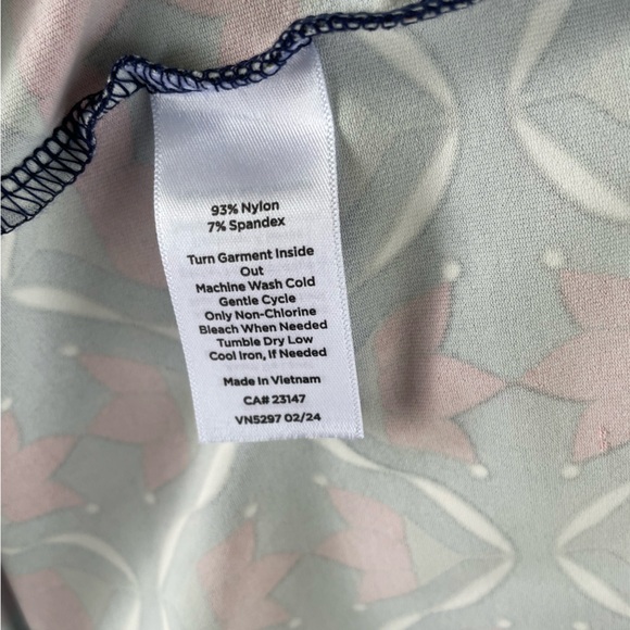 TALBOTS Effortless Jersey A-Line Dress - Ditsy Flip - Picture 10 of 12